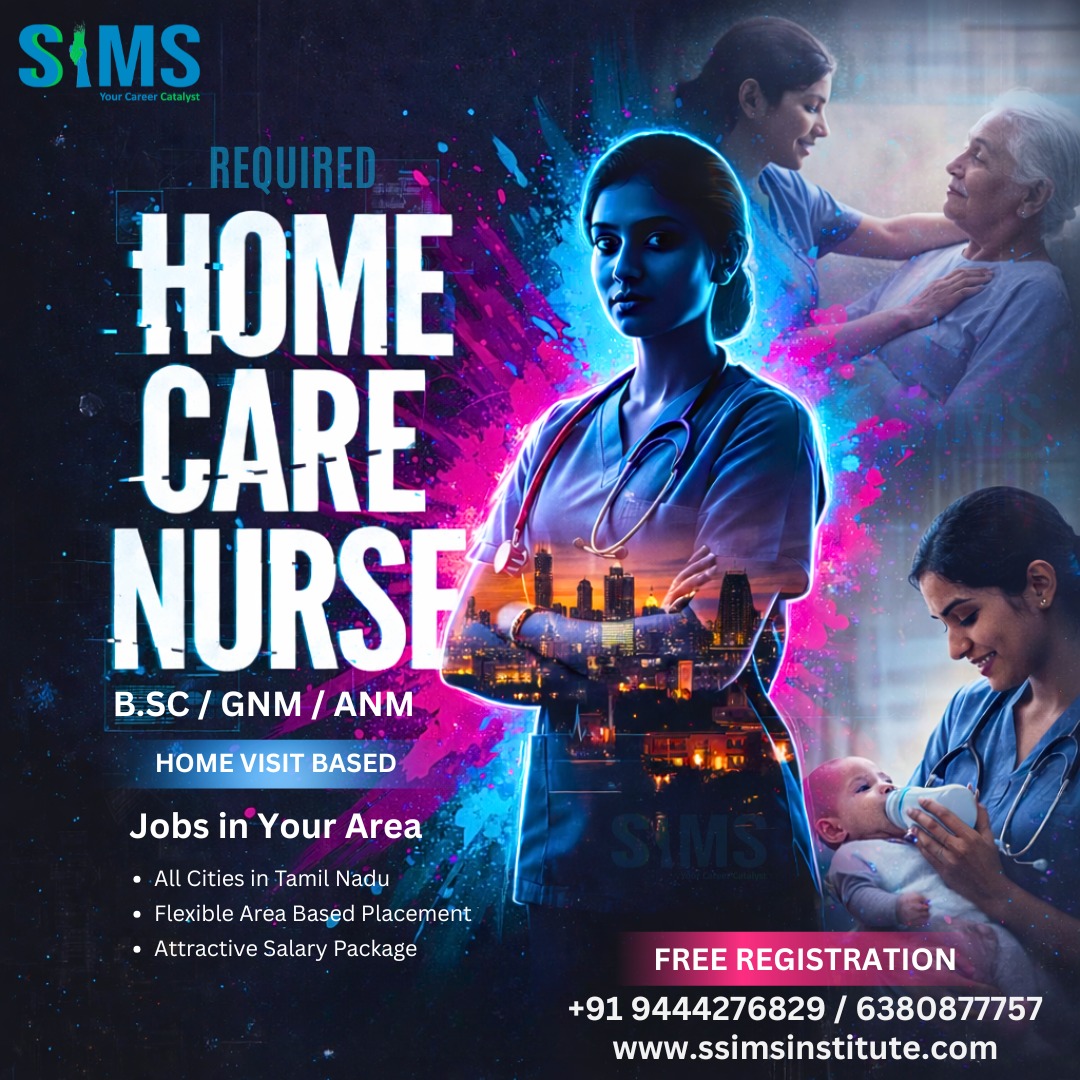 Home Care Nurse (B.Sc / GNM / ANM) — job poster